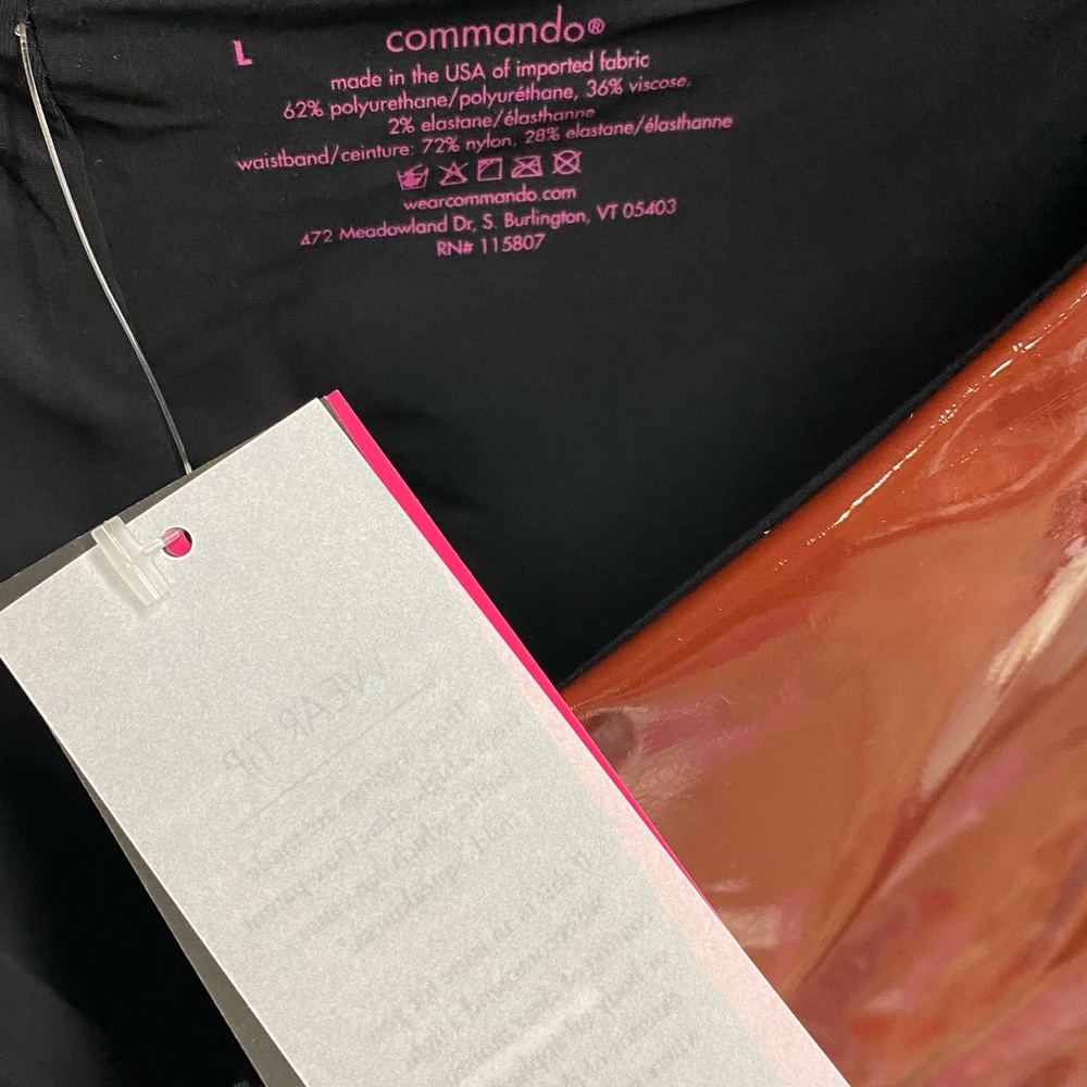 - NEW Commando Faux Patent Legging in Sienna BX2 - Picture 7 of 7